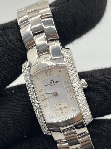 Bracelet Baume & Mercier Hampton Milleis Or 18K et diamants 58 Facettes