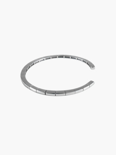 Bracelet Bracelet Jonc Or Blanc Diamants 58 Facettes