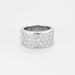 Bague 53 Bague Tank Moderne or blanc diamants 58 Facettes LP998/13