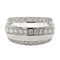 Bague 57 Chopard Bague Bandeau La Strada Or blanc Diamant 58 Facettes 2549311CN