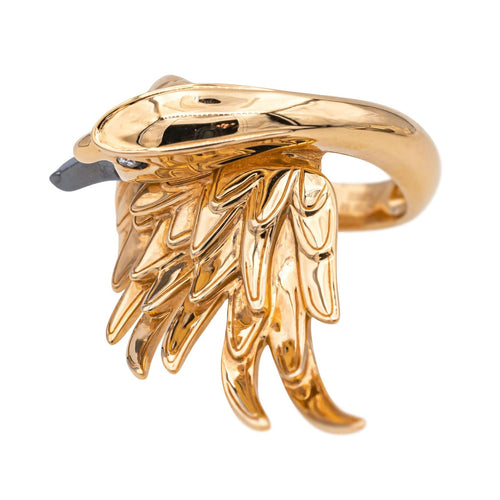 Bague 52 Boucheron Bague Cypris Or rose, Or noir Diamant 58 Facettes 4124278RV