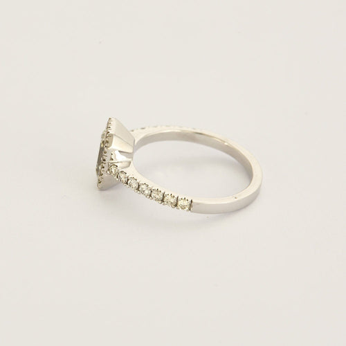 Bague 50 Bague en or blanc et diamants 58 Facettes LJ22-1