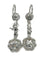 Boucles d'oreilles Boucles d'oreilles vintage platine et diamants 1 ct 58 Facettes 68701