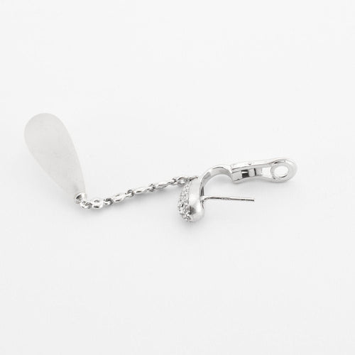 Boucles d'oreilles Boucles d'oreilles Gouttes Cristal de roche Diamants 58 Facettes Q904A