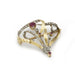 Broche Broche or diamants rubis 58 Facettes 240341R