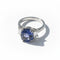 Bague 53 Bague or Blanc - Saphir Ceylan 5,60 carats 58 Facettes 1.0001180/2