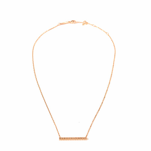 Collier CHOPARD-Collier Ice Cube or rose 58 Facettes 270