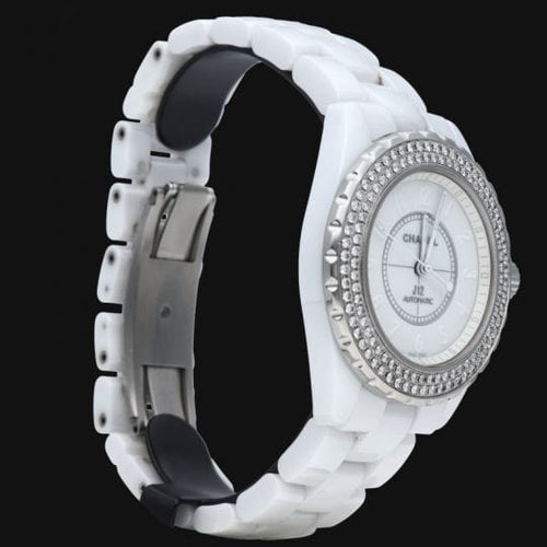 Montre Montre Chanel J12 38 mm avec diamants Phantom 58 Facettes MT41297