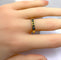 55 Bague en or jaune et saphirs 58 Facettes AB569