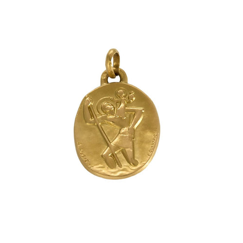 Pendentif AUGIS - Médaille en or jaune 58 Facettes ALB1885