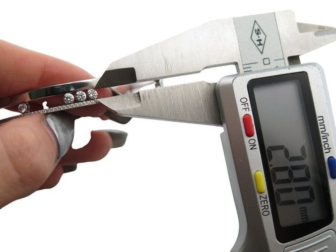 Bracelet bracelet MESSIKA  move romane 6514 or blanc diamant jonc 15 cm 58 Facettes 268783