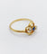 Bague 60 Bague antique pierre bleue et perles en or 18k 58 Facettes A06502