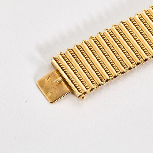 Bracelet Bracelet articulé or jaune 58 Facettes LF23