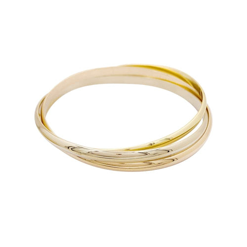 Bracelet Bracelet Cartier, "Trinity", trois ors. 58 Facettes 35026