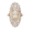 Marquise-Ring Roségold Diamant, Diamanten 