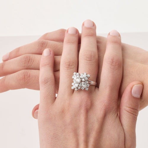 Bague 54 Bague diamants 58 Facettes