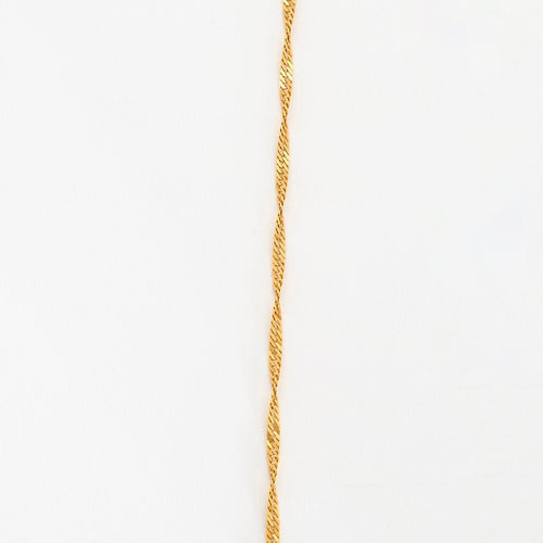 Collier Chaine maille en or jaune 58 Facettes LP789/8