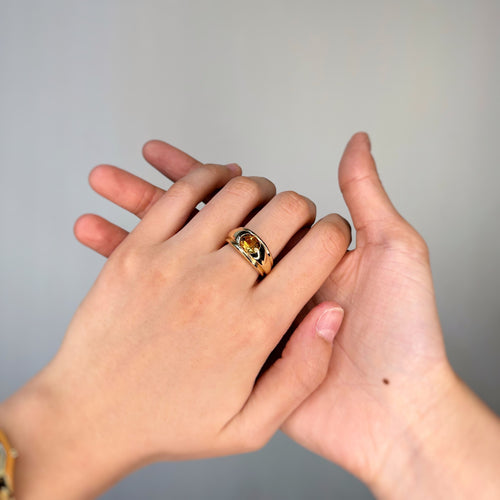 Bague 54 Bague Or jaune Citrine Roxane - BOUCHERON 58 Facettes 250438R