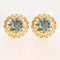 Boucles d'oreilles Boucles d'oreilles anciennes en or et aigue marine. 58 Facettes P20L9