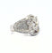 Bague 57 Bague infini en or blanc et diamants 58 Facettes