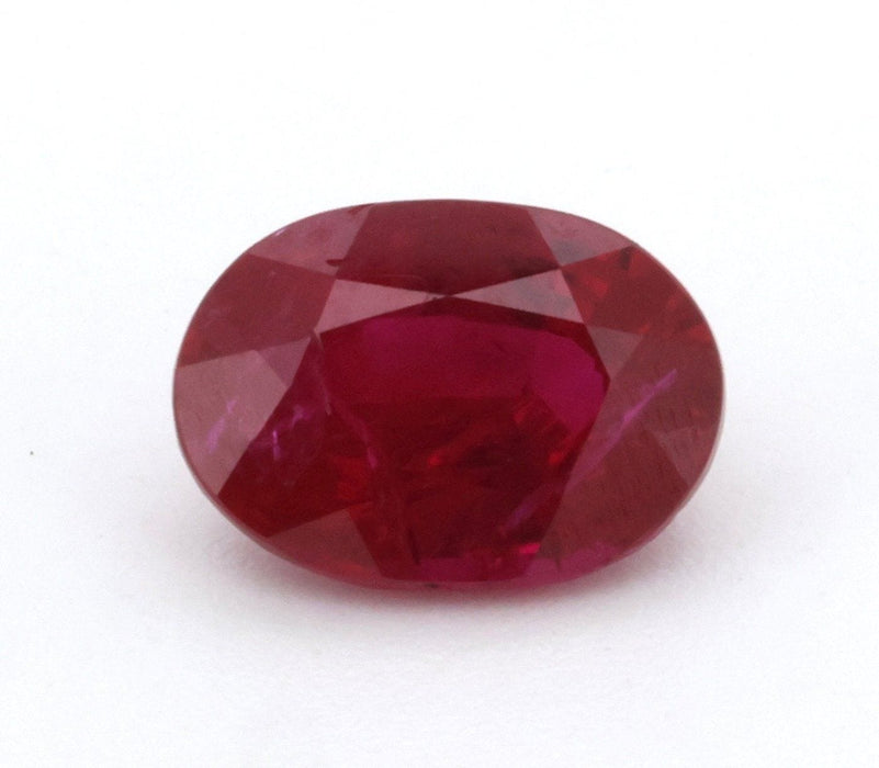 Gemstone Rubis non chauffé 1.04cts certificat IGI 58 Facettes