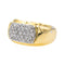 Bague 54 Bague Or jaune, Or blanc Diamant 58 Facettes 3130843CN