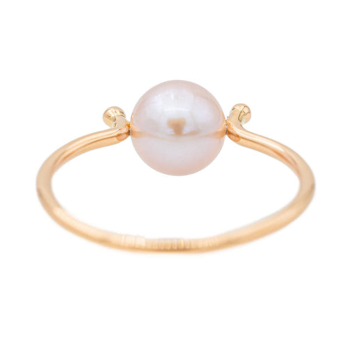 Bague 58 Bague Or rose Perle 58 Facettes 3083738CN