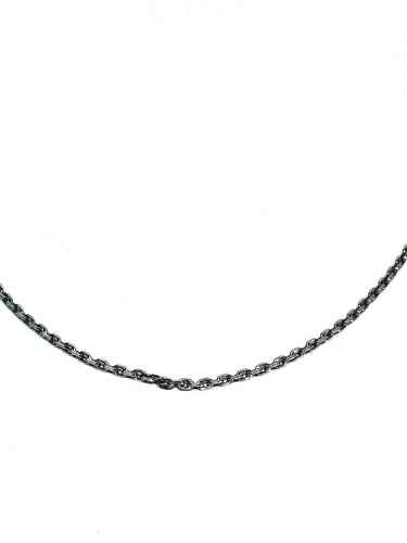 Collier Chaîne Forçat En Or Blanc 58 Facettes