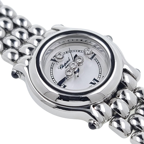 Montre CHOPARD - Happy Sport saphirs diamants 58 Facettes