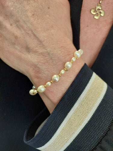 Bracelet BRACELET PERLES MODERNE 58 Facettes 084011