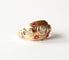Bague 51 Bague or jaune 18K - Diamants et rubis 58 Facettes