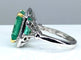 Bague 51 Bague émeraude 5,32 carats et diamants 58 Facettes AB303