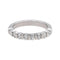 Bague 47 Bague Demi alliance Platine Diamant 58 Facettes 4913272CN