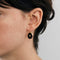 Boucles d'oreilles Dormeuse or onyx XIXeme 58 Facettes 38000121