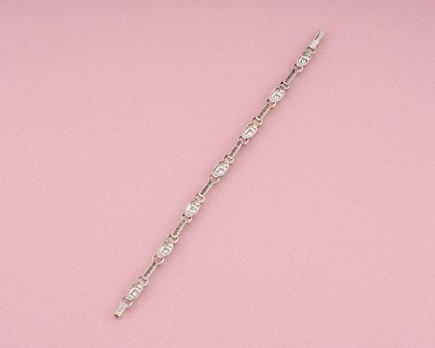 Bracelet Bracelet Art Déco diamants 58 Facettes