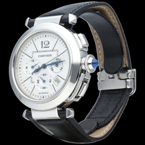 Montre Cartier Montre Pasha Chronograph 58 Facettes MT44021