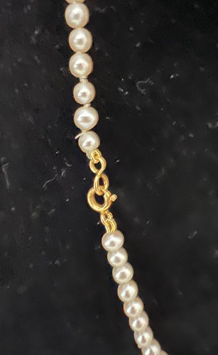 Collier Collier Choker 91 perles de culture 41 cm, fermoir or 58 Facettes