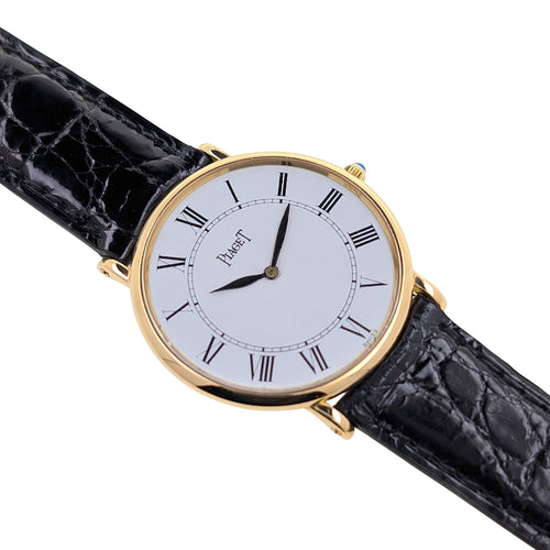 Montre PIAGET - Montre Altiplano Ultra Thin en or jaune massif 9025, calibre 9P1 à remontage manuel, année 1960, + boucle Piaget d'origine en or 58 Facettes