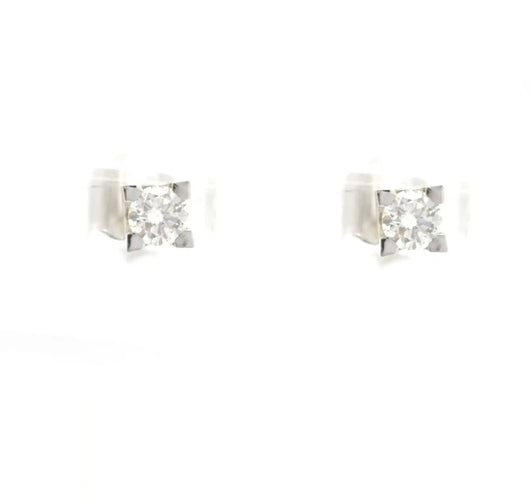 Boucles d'oreilles Boucles d'oreilles pointe de lumière Ct 0,41 58 Facettes 10150