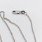 Collier Chaine vintage or blanc 18k mailles forçat 42,5 cm 2,49 gr 58 Facettes A06121