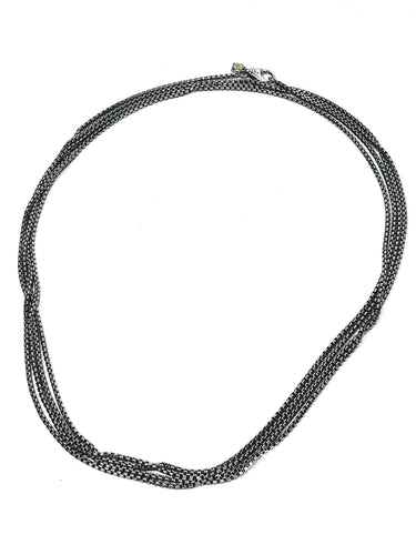 Collier David Yurman - Sautoir en argent 925 avec pendant en or 14 carats 58 Facettes