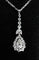 Collier Collier 1900 Diamant Poire 58 Facettes