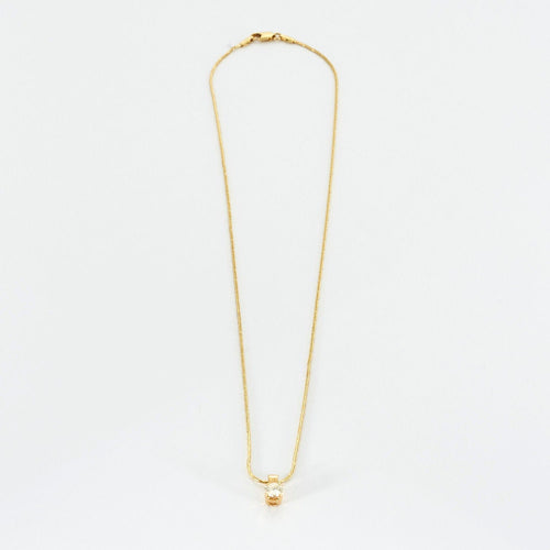 Collier Chaine Or avec Pendentif Or jaune Diamants 58 Facettes 1