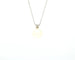Collier Collier en or blanc avec perle et diamant 58 Facettes 13260
