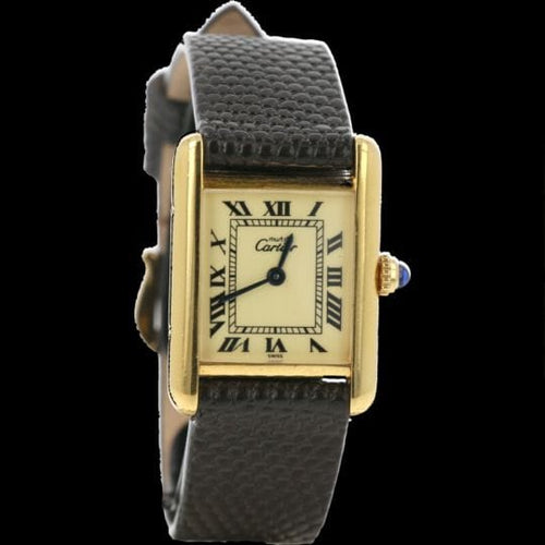 Montre Cartier Montre Tank Vermeil 58 Facettes MT43487