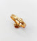 Bague 54.5 Bague marquise victorienne or rose ornée de perles dans une monture finement travaillée 58 Facettes A04592