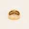 Bague 53 Bague bandeau en or jaune et diamants 58 Facettes HAV0939