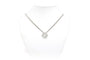 Collier Collier contemporain en or blanc 18 carats serti de diamants "taille" brillant (0,62ct) 58 Facettes 22336