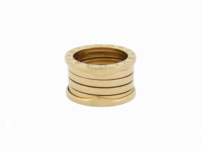 Bague 50 bague BULGARI b.zero1 4 rangs 323541 t50 en or jaune 18k 11gr 58 Facettes 271101