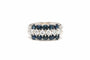 Bague 62 Bague Contemporaine or blanc, saphirs et diamants (+- 0,66ct) 58 Facettes B686